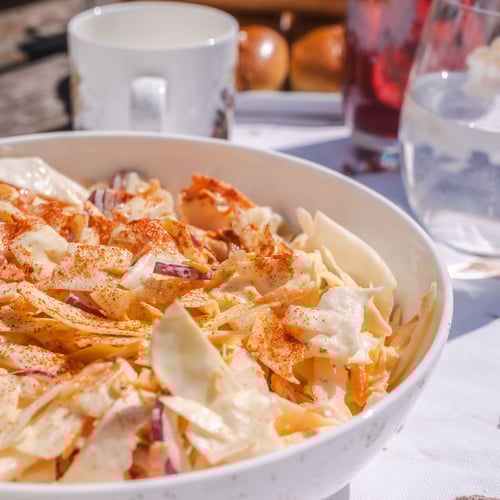 Coleslaw in Wrendale Salad Bowl
