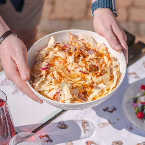 Coleslaw in Wrendale salad bowl