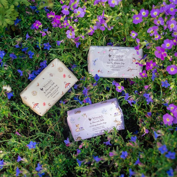 Soap bars by Wrendale Designs