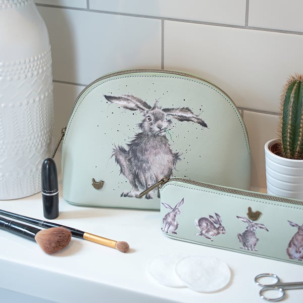 'Hare-brained' cosmetic bag by Wrendale Designs