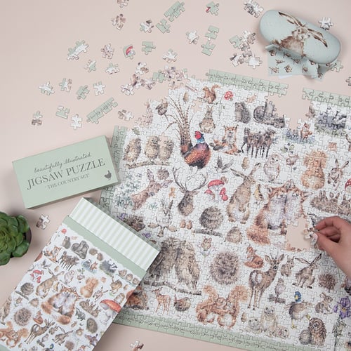 Wrendale Designs the country set jigsaw puzzle