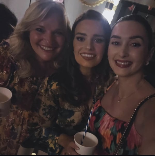 Hayley pictured at a Wrendale fun event