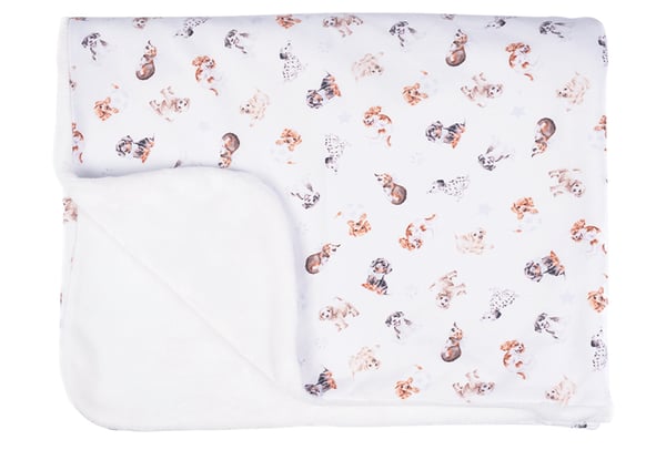 'Little paws' dog blanket by Wrendale Designs