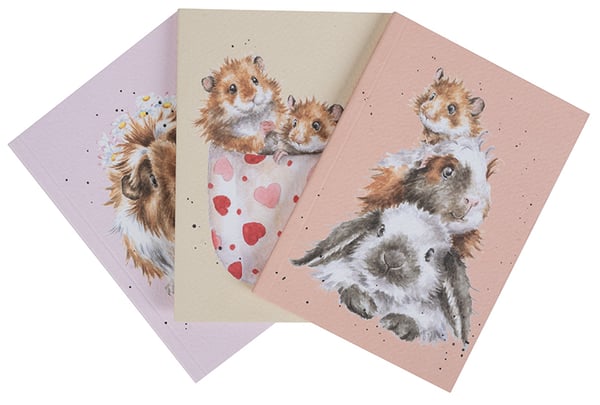 A set of three notebooks by Wrendale Designs