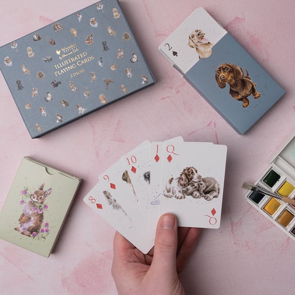 Playing cards by Wrendale Designs