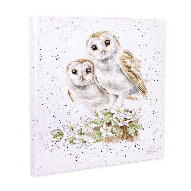 Owl canvas by Wrendale Designs