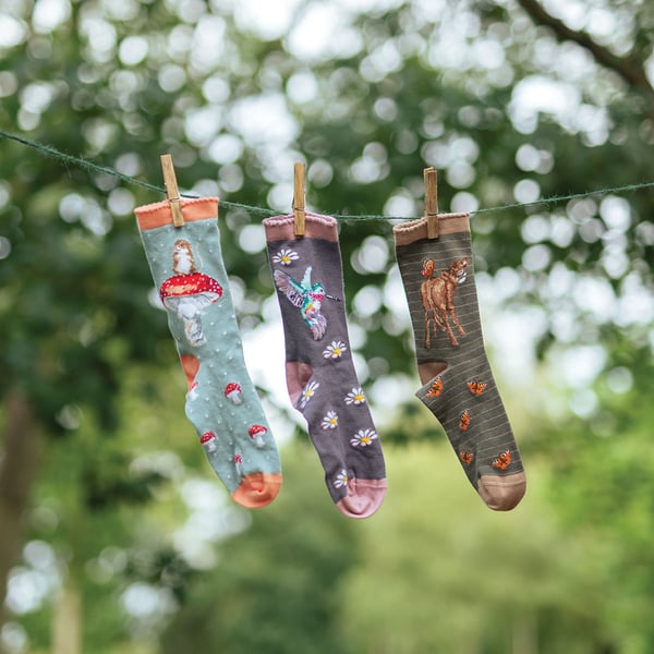 Sock collection by Wrendale Designs