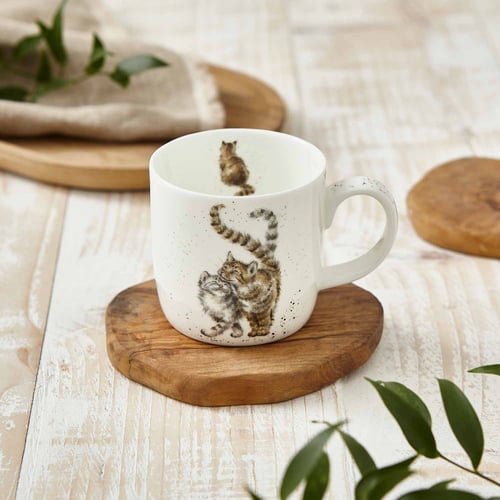 'Feline good' cat mug by Wrendale Designs 
