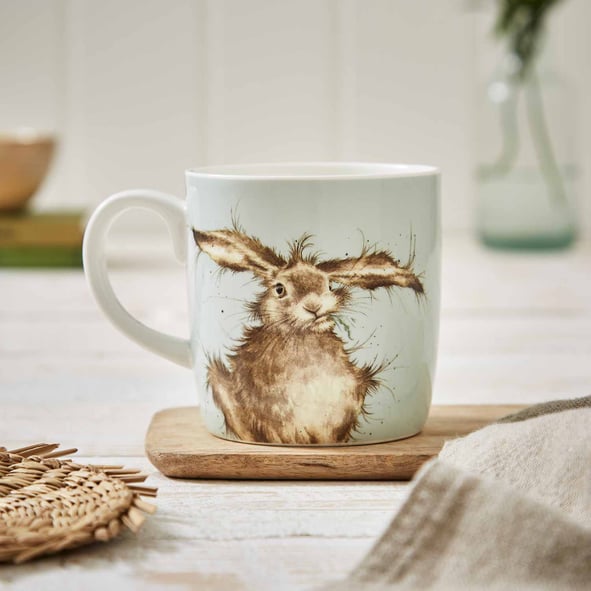 Hare-brained mug by Wrendale Designs