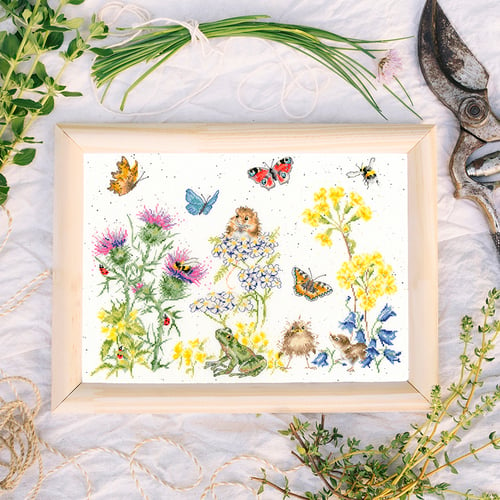Wrendale Designs wildflower memories cross stitch kit