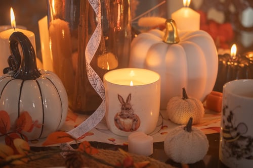 Pumpkin Patch candle by Wrendale Designs